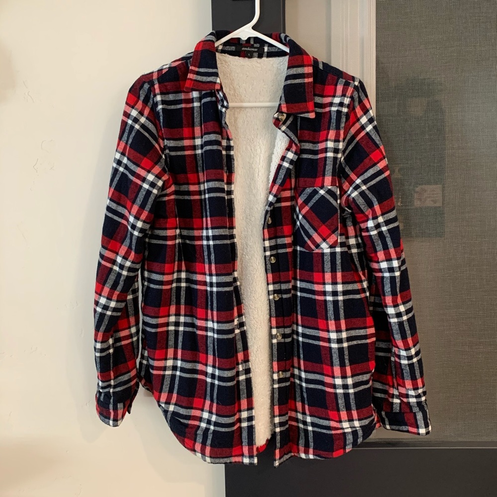 OVERSIZED fleece flannel